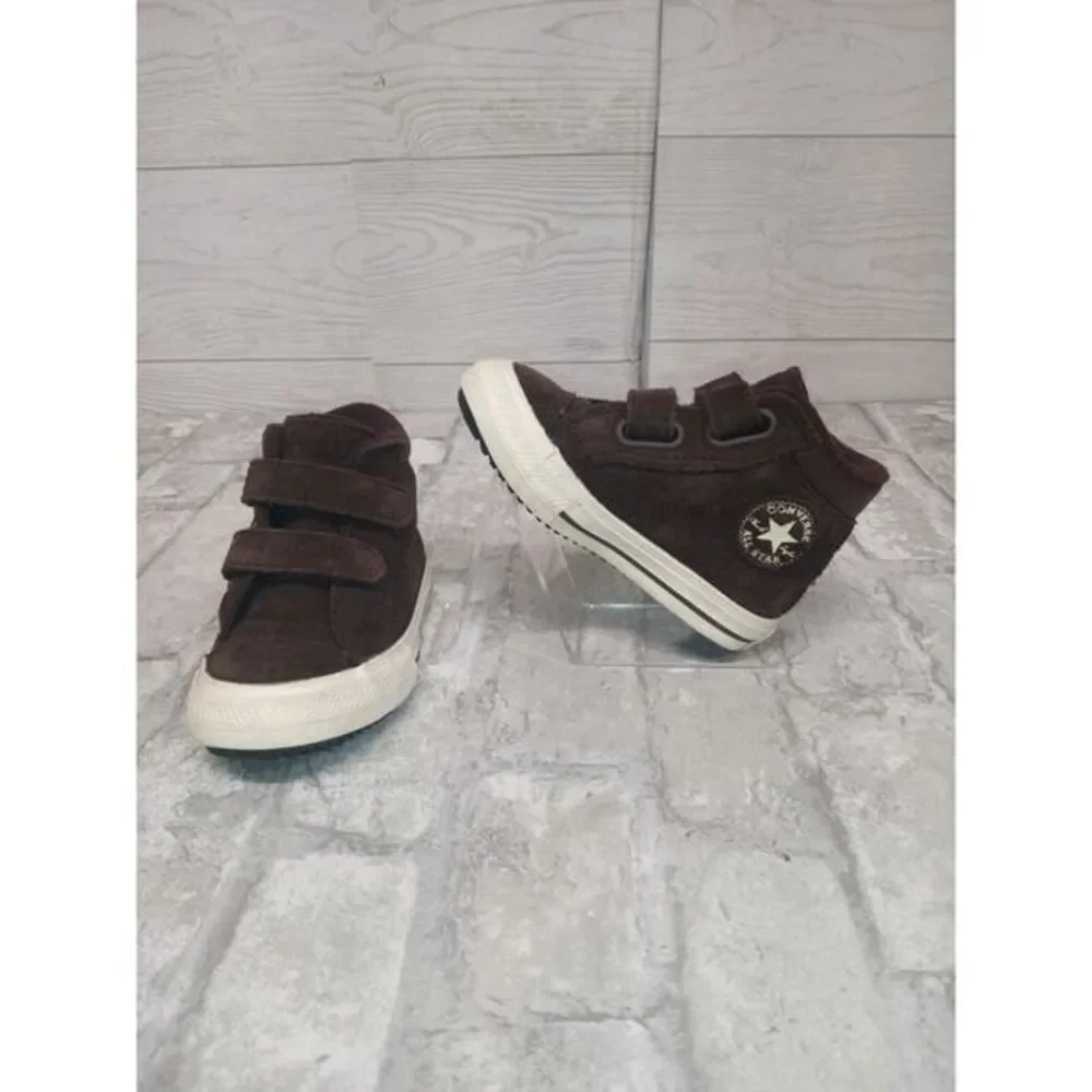 Converse All Star Children's Size‎ 4 Brown Suede High Tops
